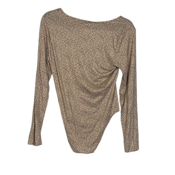 NWT Gaze Leopard Print Bodysuit Size Large - Picture 2 of 6